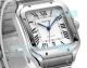 THB Swiss Copy Cartier Santos de Cartier 39.8 White 9015 Stainless Steel Watch (2)_th.jpg